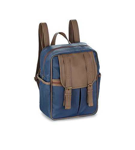 Mochila Maternidade Papai Marinho - Fazendo Arte, Fazendo Arte, Azul