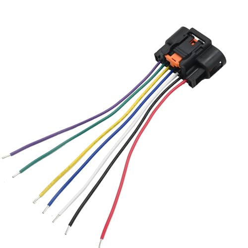 Hoypeyfiy 1PC Car 7 Pin Ignition Coil Connector Plug Wiring Harness, Ignition Coil Plug Connector Replacement for Vauxhall Adam Astra J Corsa D Replaces 1930-0958 PP10000888 15CM - Image 2