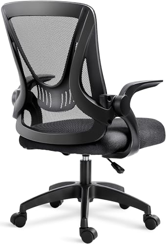 Blisswood Adjustable Office Chair with Flip-up Armrest