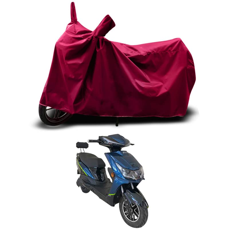 Scooty Body Cover Compitable with EeVe Ahava Special Used for Dust Particle Sun UV Rays Water Drop Indoor & Outdoor and Parking Full Body Protection [Maroon]