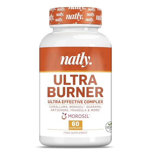 NATLY ULTRA BURNER | Complemento Alimenticio con Plantas, Colina, Vitamina B6 y Cromo | 60 Cápsulas Veganas