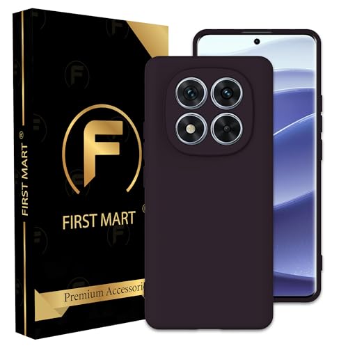 Image of FIRST MART Matte Silicone Back Cover for Redmi Note 15 Pro - Purple