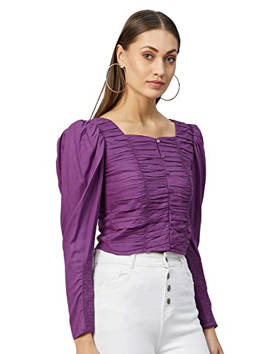 Image of Rare Women's Solid Regular Fit Blouse