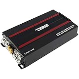 DS18 CANDY-X4B Amplifier in Black - Class D, 4 Channels, 1600 Watts Max, Digital, 2/4 Ohm - Don't Sacrifice Space for Power - Compact Mini Ampflier for Speakers in Car Audio System
