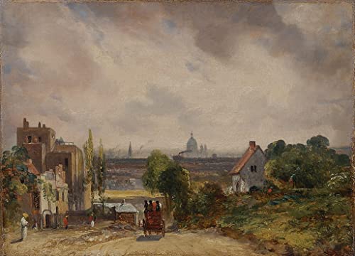 Tableau toile John Constable Hampstead pour décoration murale salon