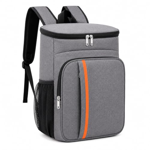 Mochila Térmica 23 L Bag Cooler Impermeável Reforçada para Marmita, Cerveja Gelada, Viagem, Praia, Academia e Trabalho Bolsa Térmica Masculina e Feminina Portátil Premium