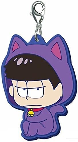 Amazon 一番くじ おそ松さん 僕らと一緒にでかけよう I賞 けも松さんラバーマスコット 一松 ネコ 単品 アニメ 萌えグッズ 通販