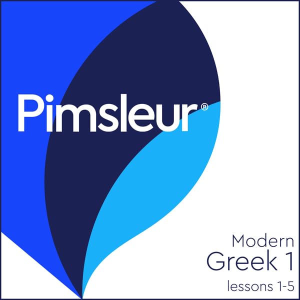 Cover art for Pimsleur Greek (Modern) Level 1 Lessons 1-5