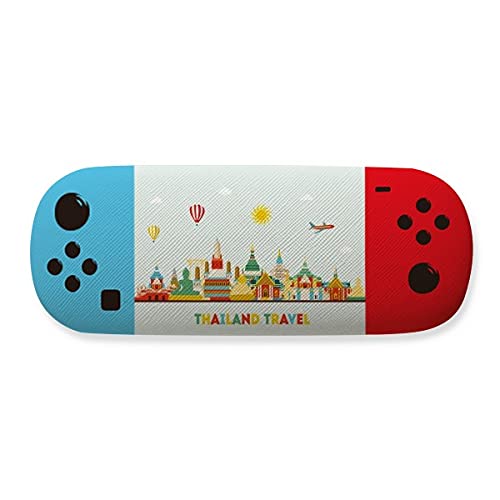 Étui de rangement pour lunettes antichoc motif aquarelle Thaïlande