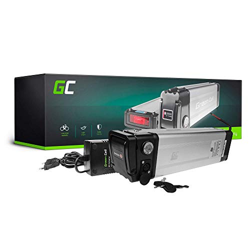 GC® Batería E-Bike 36V 23.8Ah Bicicleta Eléctrica Silverfish Li-Ion con Celdas Panasonic y Cargador Yamaha Liqfeel Cicli Ferrareis