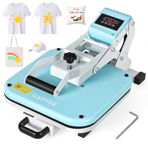 Garvee Heat Press,15x15 Heat Press Machine, Digital Industrial Sublimation Printer for T Shirts,...