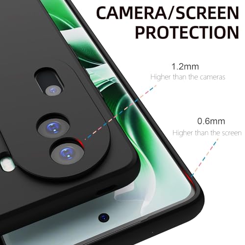 Image of BlazeTech for [ Oppo Reno 11 Pro 5G / Reno11 Pro 5G ] Liquid Silicone Back Case Cover Flexible |Inner Lining| with Camera Protection Back Cover for [ Oppo Reno 11 Pro 5G / Reno11 Pro 5G ] - Black