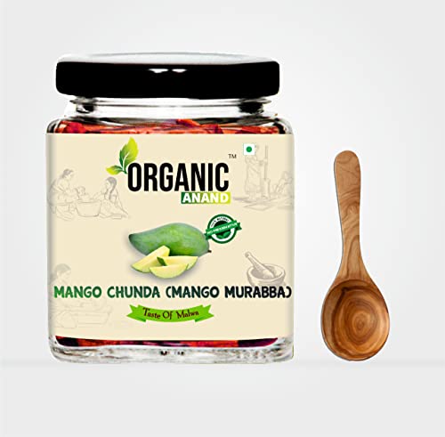 Image of Organic Anand Handmade Mango Murabba 250 Gram | Aam ka Murabba | Grated Mango Chunda Authentic | Sun-Dried,No Artificial Colors and Preservative (Pack of 1)