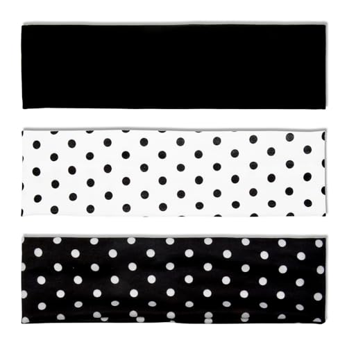 TERSE Polka Dot Headbands for Women Trendy Head Bands for Womens Hair Womens Fashion Headband Vintage Hair Accessories