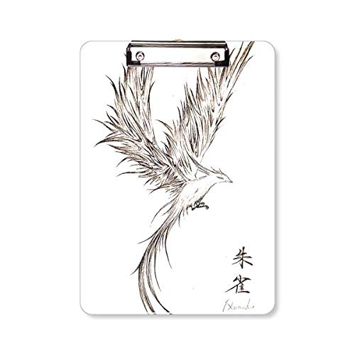 Bloc-notes A4 Rosefinch couverture oiseau Fushicho grand format rigide