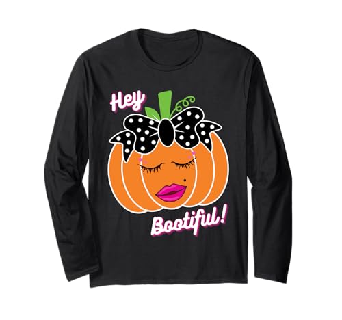 Hey Bootiful ハロウィン プリンセス パンプキン ガール プリティ パンプキン 長袖Tシャツのサムネイル