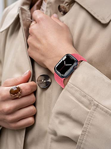 Braided Strap for Apple Watch Straps 45mm 44mm 42mm 46mm 41mm 40mm 38mm Women/Men,Stretchy Elastic Sport Solo Loop Bands for Apple Watch Ultra 49mm iWatch Series 10/9/8/7/6/5/4/3/SE - Image 3
