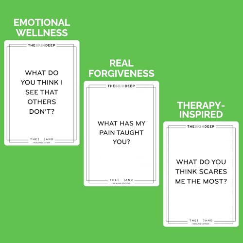 Image of {THE AND} Healing Edition - 199 Question Cards to Heal Strained Relationships - Reconnect by Understanding & Releasing Hurt Feelings - Couple Card Game to Have Difficult Conversations By The Skin Deep
