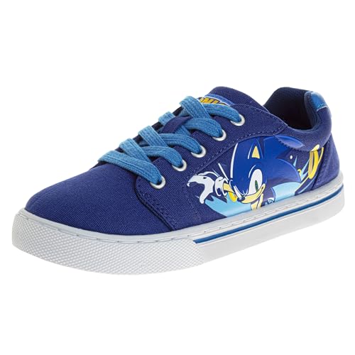 Image of Sonic The Hedgehog Boys Shoes Slipon Athletic Tennis Sneakers for Kids