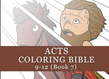 Paperback Acts - Coloring Bible 9-12 (Book 7) (Mr. Mac Bible - Black-n-white 200-page Paperbacks) Book