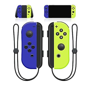 Joy Cons for Switch Nintendo, Replacement for Nintendo Switch Controller, Wireless Left and Right Joy Cons for Switch…