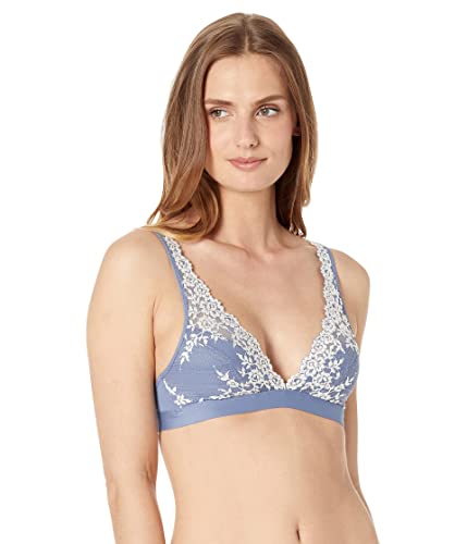 Image of Wacoal Women's Embrace Lace Lightly Lined Wire Free Mid Coverage Bralette, 852191