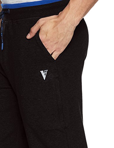 Image of Van Heusen Men Regular Fit Joggers - Cotton Rich Elastane - Quick Dry, Media Pocket, Drawstring Waist