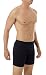 Underworks Cotton Spandex Ultra Light Compression long boxers Medium Black