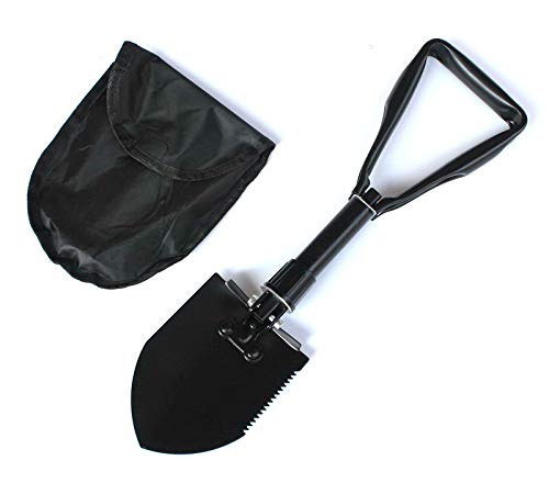 Detecting Innovations Folding Detecting Shovel – Heavy Duty Metal Detector Shovel, Portable Collapsible Digging Tool for Treasure Hunting, Gold Prospecting & Outdoor Use