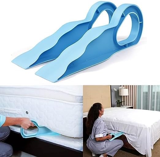 THE SR BRAND Bed Sheet Tucker Tool - Durable Bed Maker Tool to Keep Sheets in Place - No More Lifting The Mattress (33 cm) (Pack of 2)