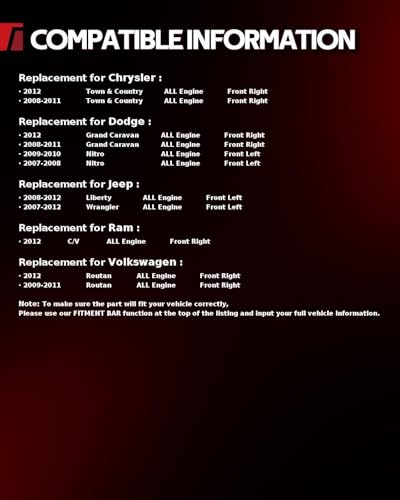 Image of Torchbeam Front Brake Caliper for Jeep 2007-2012 Wrangler, Chrysler 2008-2012 Town & Country, Dodge 2008-2012 Grand Caravan, Front Left or Front Right Caliper Replace # 18B5045