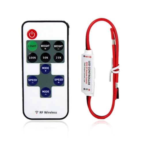 Tool Part for 2 PCS 12V te Switch Controller Dimmer for LED Strip Light N