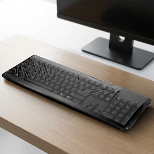 50 protectores de teclado desechables universales miniatura 1