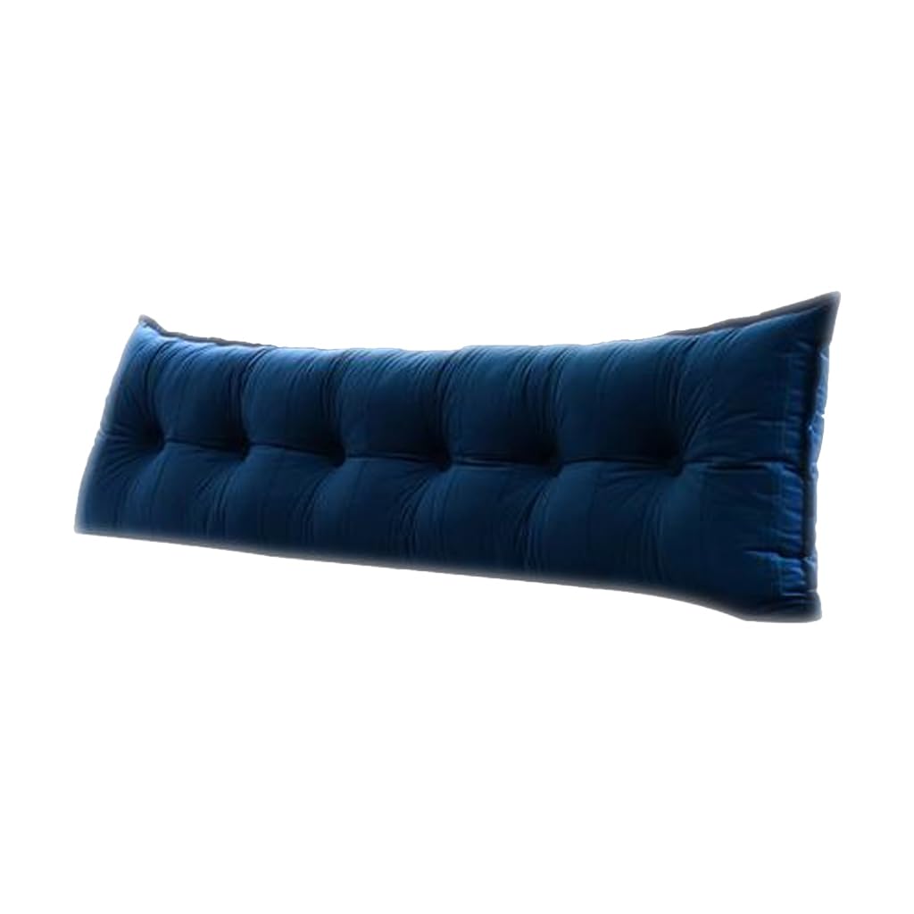 Pillow Palette Navy Blue Velvet Cushion (200 Centimeter, 50 Centimeter, Navy Velvet Cushion)