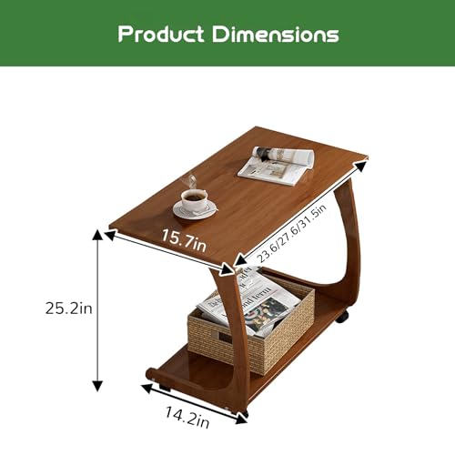 Mesa de cama con ruedas para trabajar cómodamente desde el sofá 2