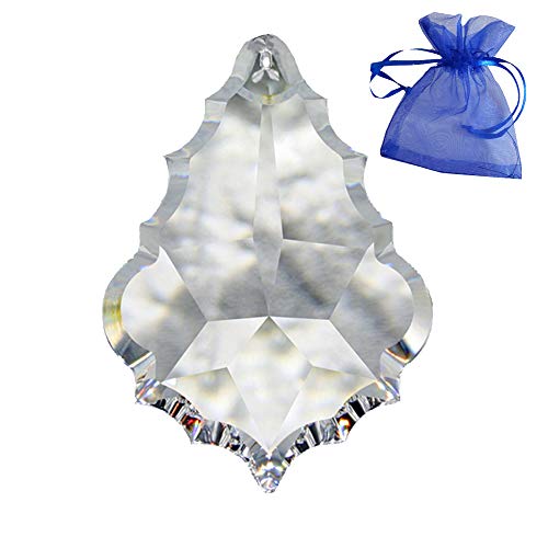 Preisvergleich Produktbild Kristall Pendel Barock L. 76mm im feinem Geschenkbeutel Regenbogenkristall Sonnenfänger Feng Shui 30% Pbo Bleikristall Kronleuchter Behang