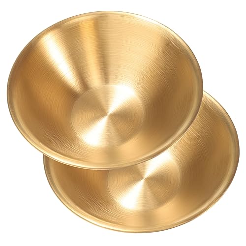 POPETPOP 2 Piezas Ensaladera de Inoxidable de Tazón Multifuncional Servir y Almacenar Ensaladas y Utensilios de Cocina Duraderos