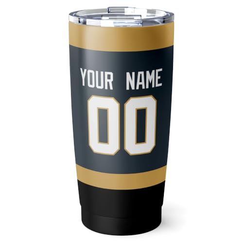 Image of ANTKING Vegas Tumbler 20oz Custom Name Number Travel Mug Gifts | Stainless Steel Insulated Coffee Cup for Men Women