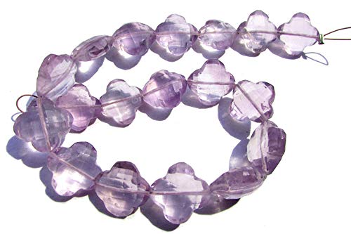 Perles d'améthyste rose à facettes de qualité supérieure pour bijoux