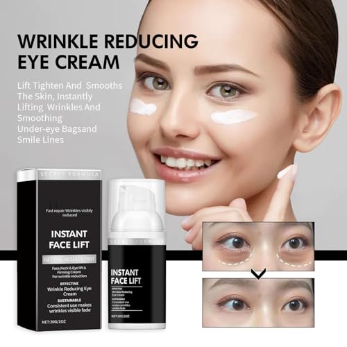 Fgeakl 𝑯𝒂𝒓𝒗𝒆𝒚 𝑹𝒐𝒔𝒔 Instant Eye Lift Cream,Wrinkles Eye Tightener Cream thumb #2