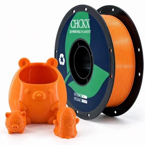 CHCKX PETG 3D Printer Filament, Dimensional Accuracy +/- 0.03 mm, 1kg Spool(2.2lbs), 1.75 mm Fit for Most 3D Printers, O