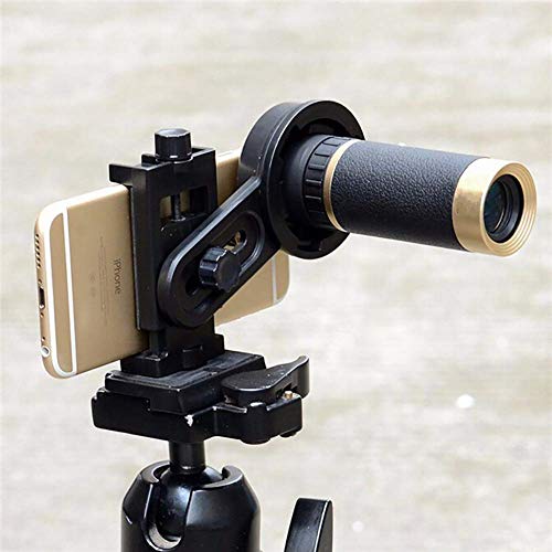 Cellphone Telescope Clip Universal Cell Phone Quick Photography Adapter Mount Holder Clip Bracket for Binoculars Monocular Scopes Telescopes Spotting Scope fits iPhone Samsung HTC LG etc - Thumbnail 3