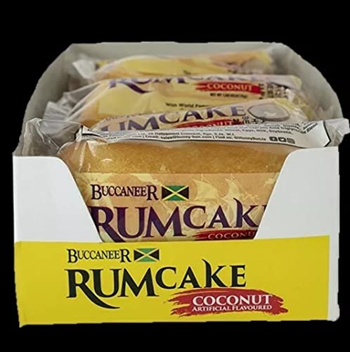 Jamaica Buccaneer Rum Cake Coconut (packs of 3)
