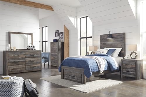 Signature Design by Ashley Drystan Casual 5 Drawer Chest, Dark Brown & Gray by Signature Design by Ashley - Image 6