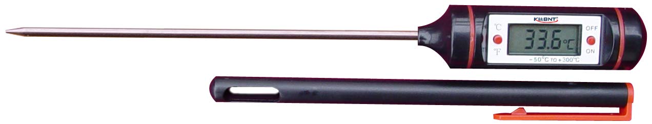 LB Digital Thermometer with Stainless Steel Sensorprobe, WT-1