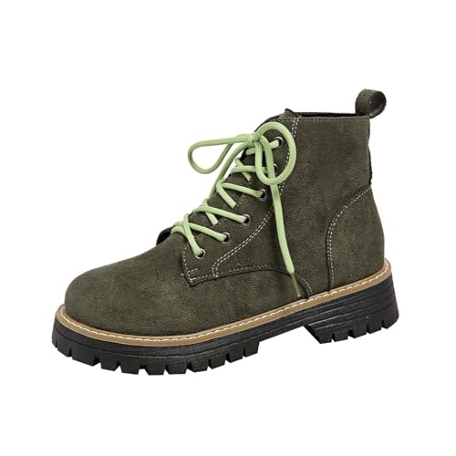 Bottes décontractées femme finies les douleurs aux pieds grâce à la semelle épaisse et bout rond