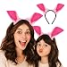 TopTie Pig Headband Plush Headwear Halloween Costume Accessories Party Favors
