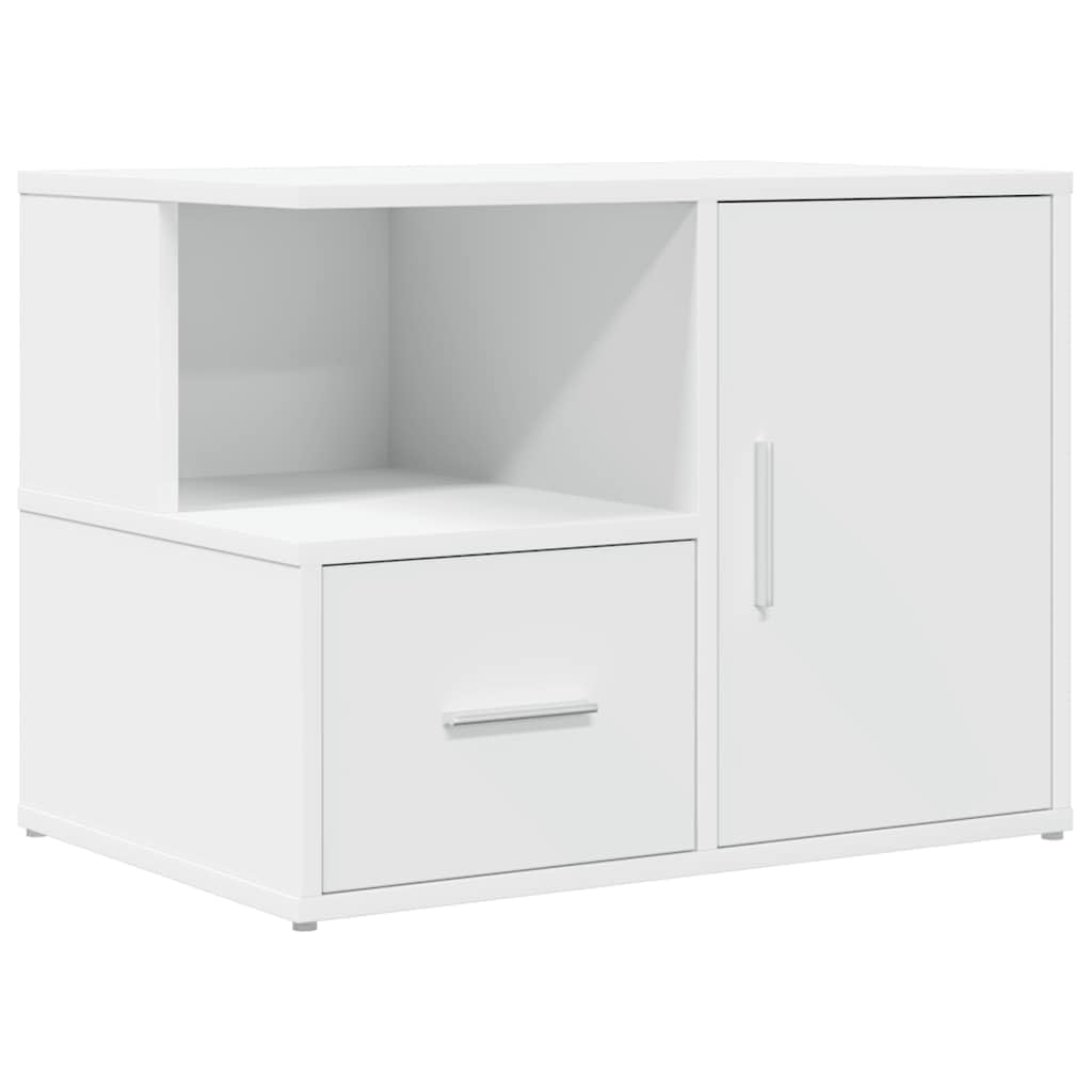vidaXL Mobile Angolare Bianco 160x40x45 cm in Truciolato, mobiletto ad Angolo, Mobile, scaffale ad Angolo, ripiano ad Angolo, vetrina