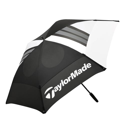 TaylorMade Parapluie Golf Tour à double baldaquin de 68 po