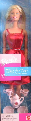 Barbie Time For Tea con Juego de Té 4 piezas miniatura 1